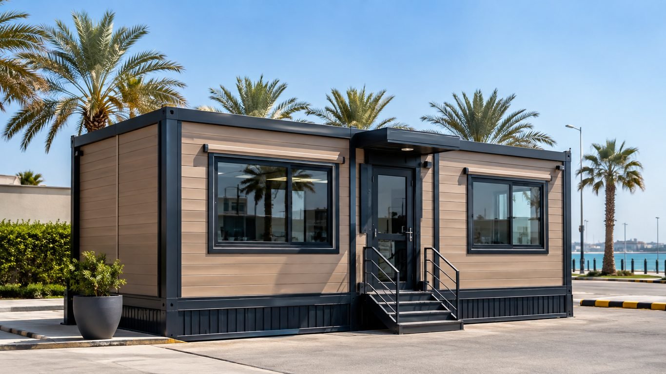 Porta cabin building in Saudi Arabia